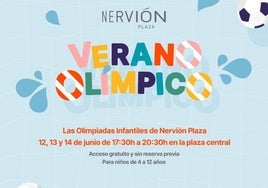 Nervión Plaza prepara su propio parque acuático con un verano olímpico para niños