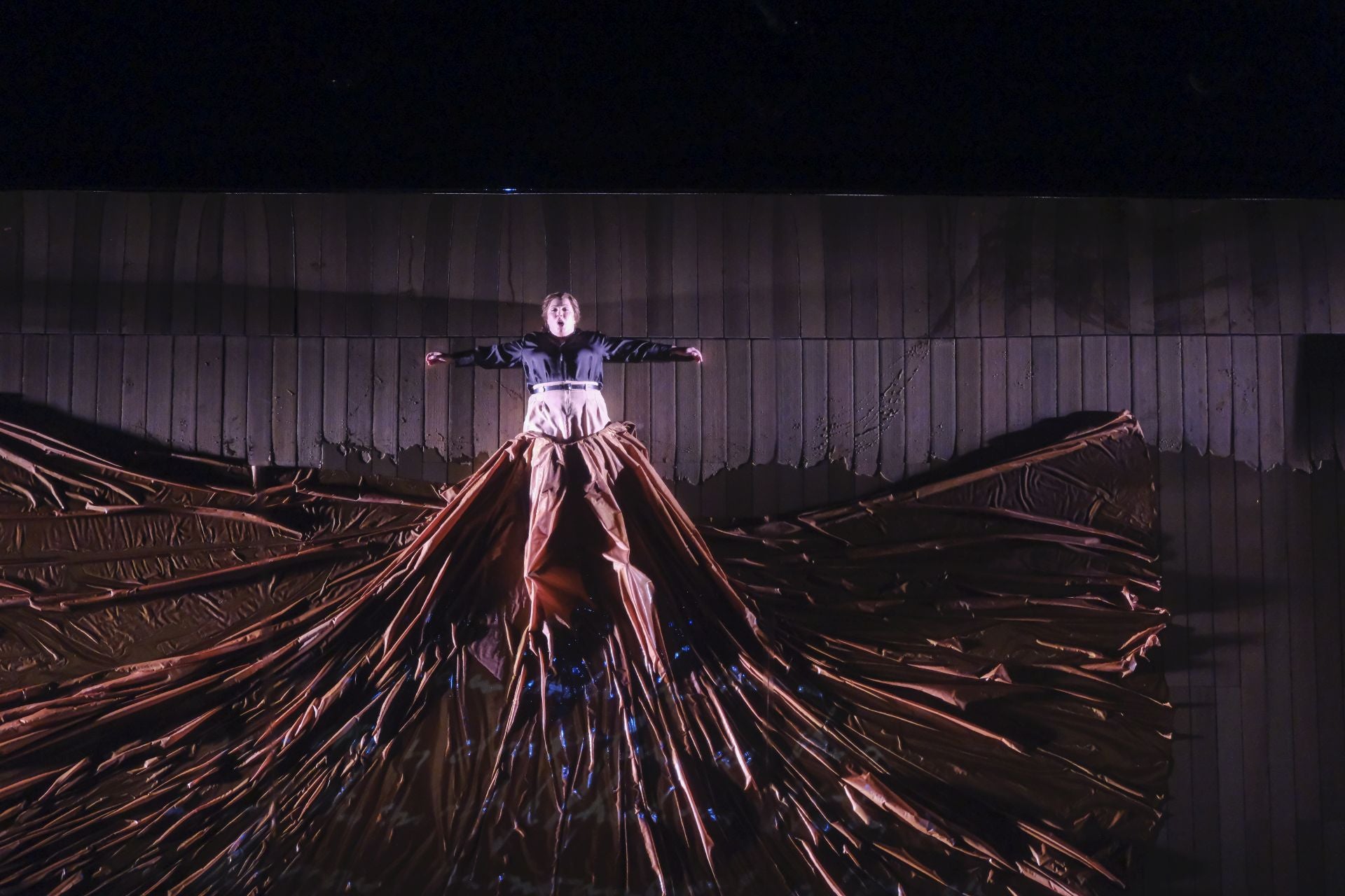 Ensayo de la ópera 'Nabucco' en el teatro de la Maestranza de Sevilla 