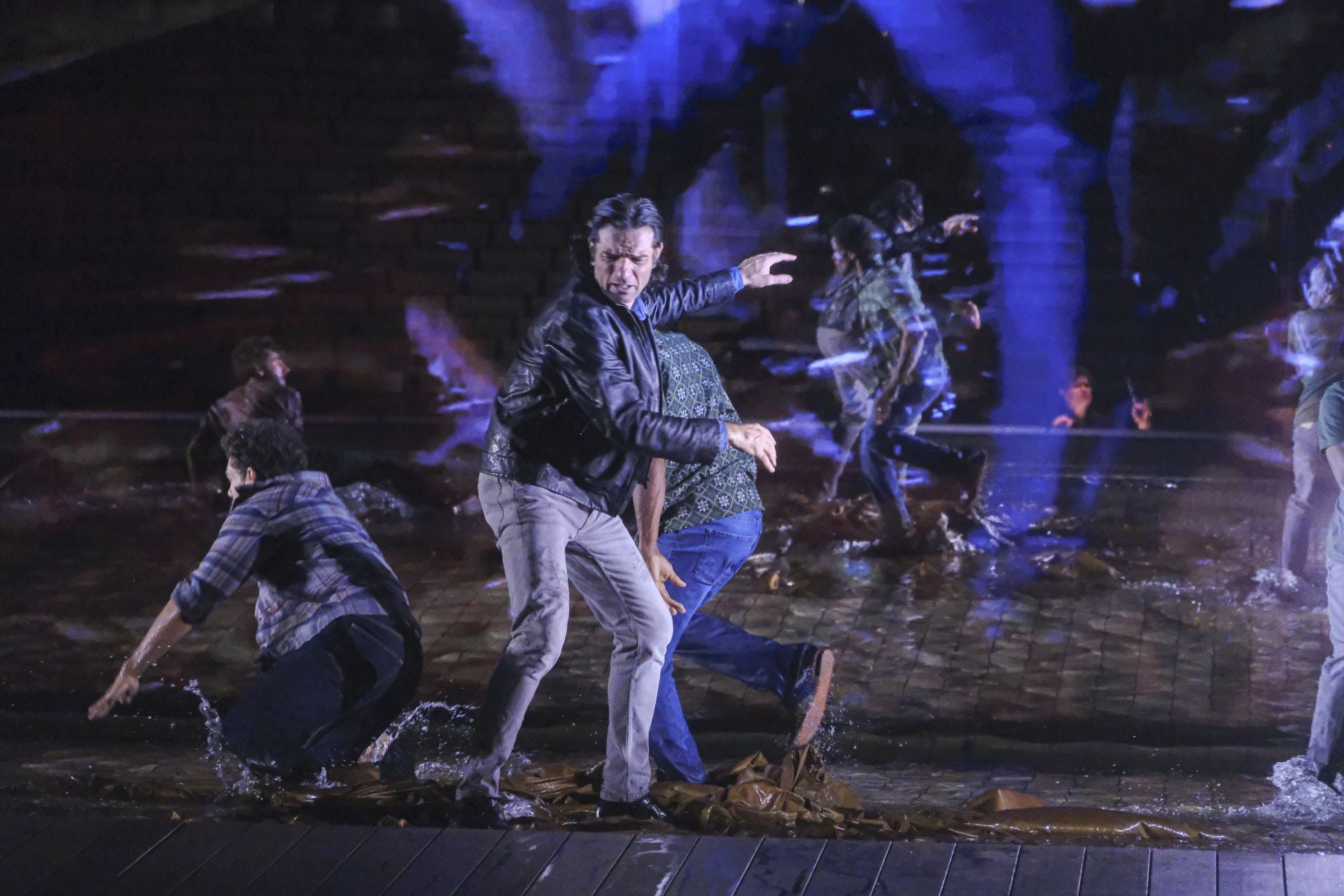 Ensayo de la ópera 'Nabucco' en el teatro de la Maestranza de Sevilla 