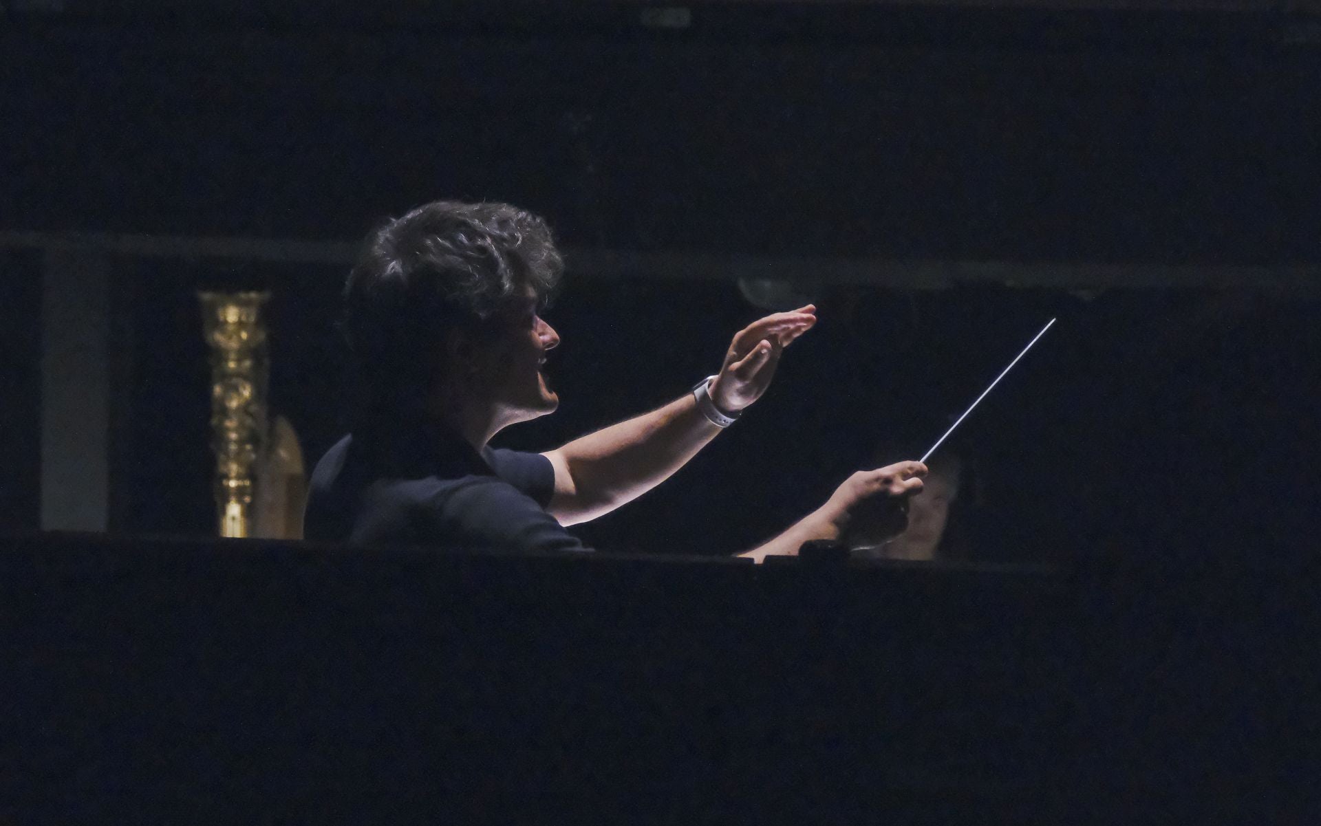 Ensayo de la ópera 'Nabucco' en el teatro de la Maestranza de Sevilla 