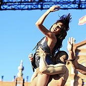 El rollo de Danna Paola, Álvaro de Luna, Taburete y la Bresh llenan de brillo el Icónica Santalucía Sevilla Fest