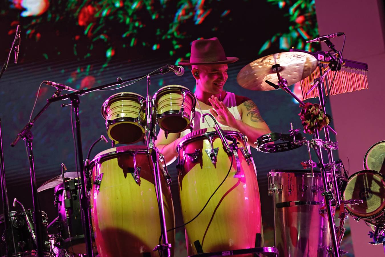 Actuación de Camilo en el Estadio de la Cartuja