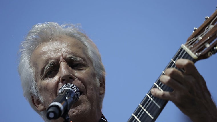 Kiko Veneno en la Plaza de España