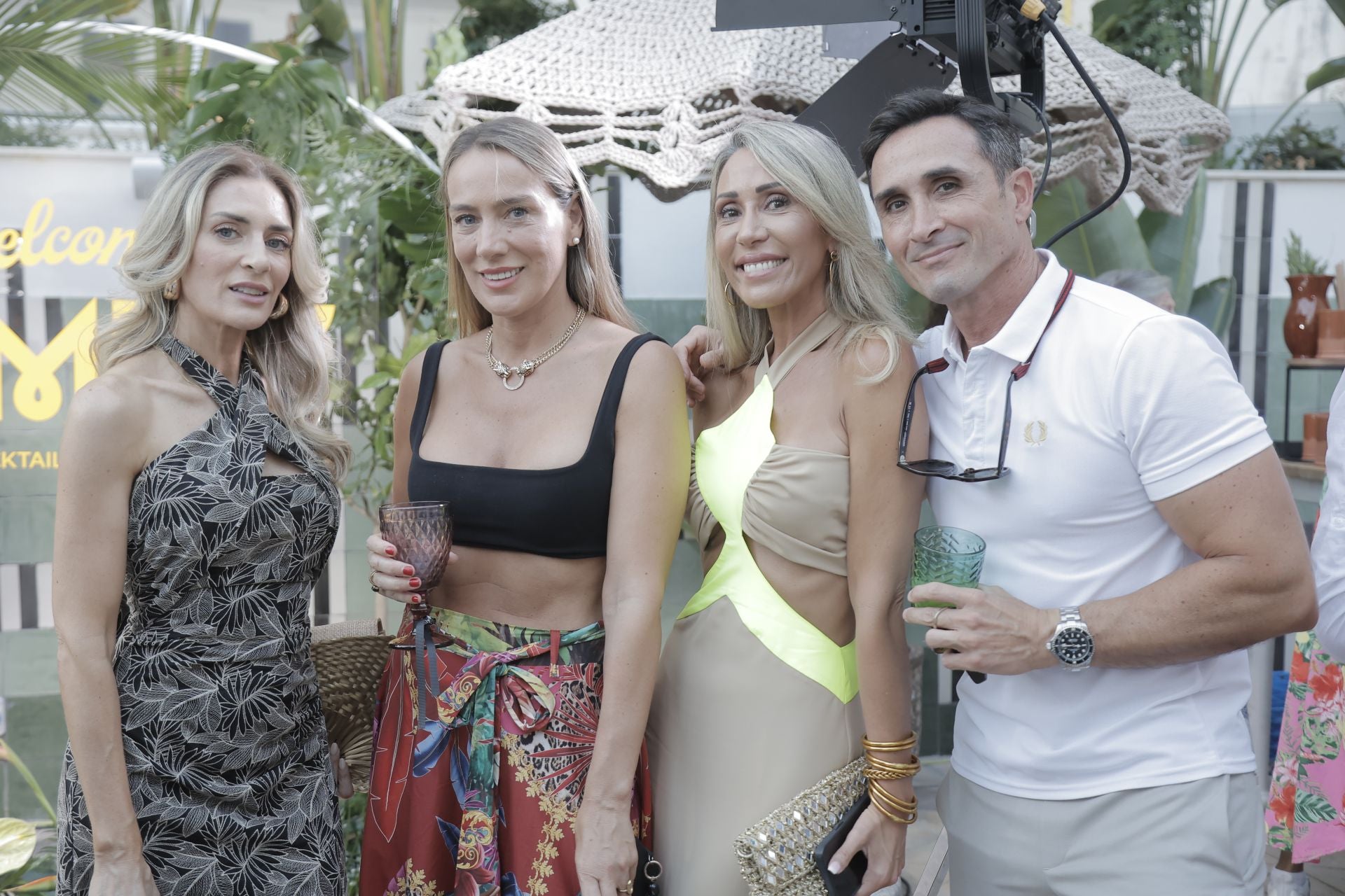 Raquel Catalán, Araceli Vera, Miriam Chacón y Javi Chacón