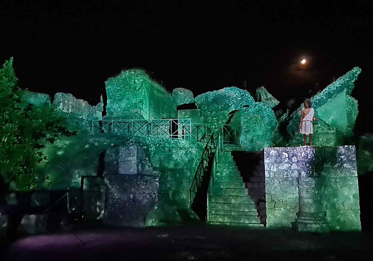 Una visita teatralizada en Itálica