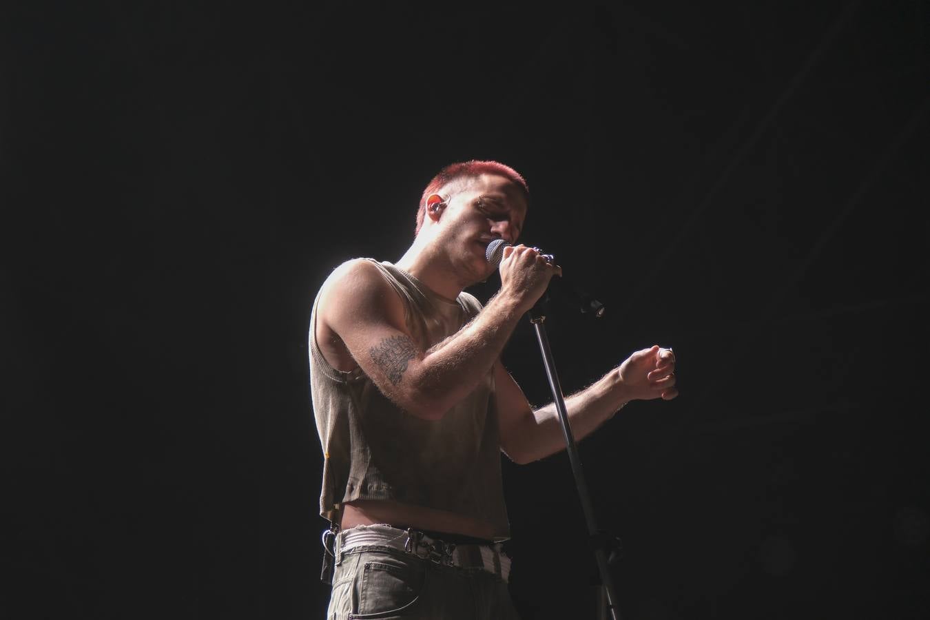 La actuación de Wos levantó una gran expectación entre los fans del rapero