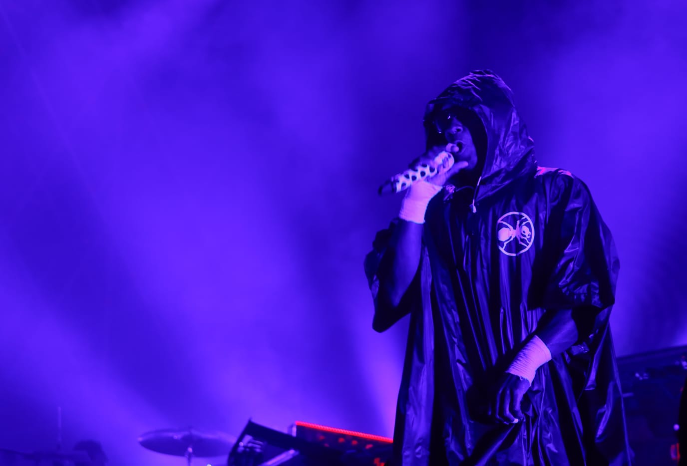 Actuación del grupo The Prodigy en la noche de este martes en la Plaza de España de Sevilla