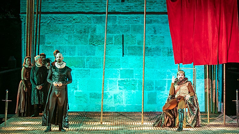 Una de las escenas de 'La Estrella de Sevilla' en la Torre de don Fadrique