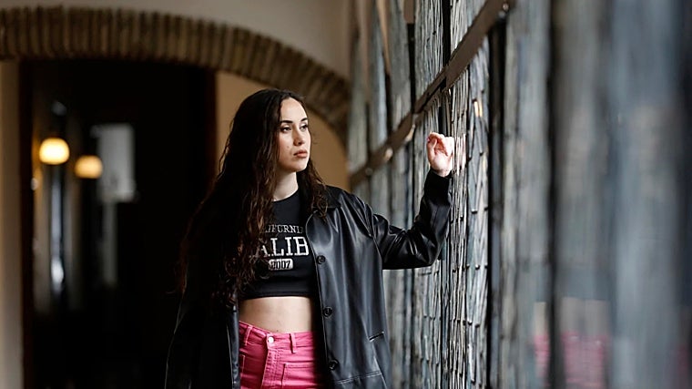 Rocío Luna posando para ABC