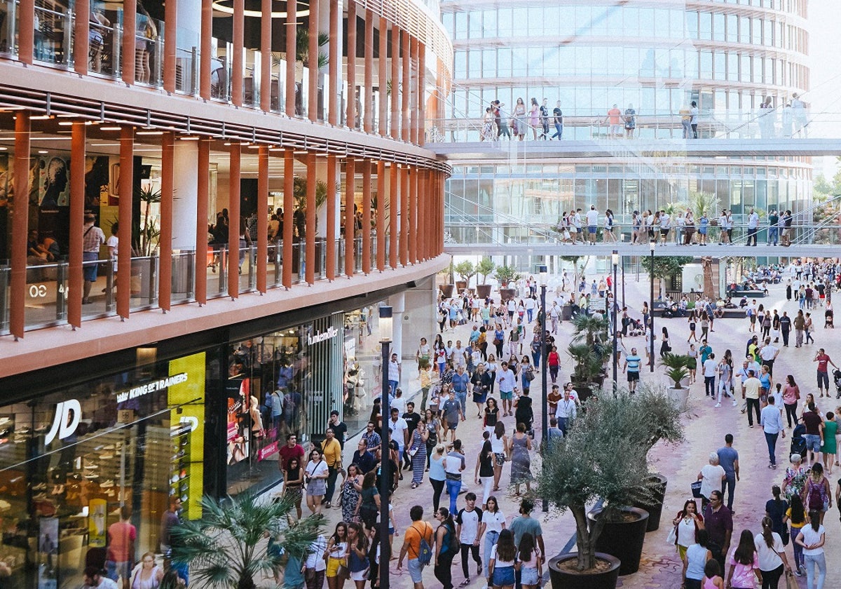 Imagen del centro comercial Torre Sevilla