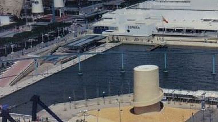 En esta exposición se van a poder ver de cerca los planos de un curioso monumento que se realizó con motivo de la Expo 92