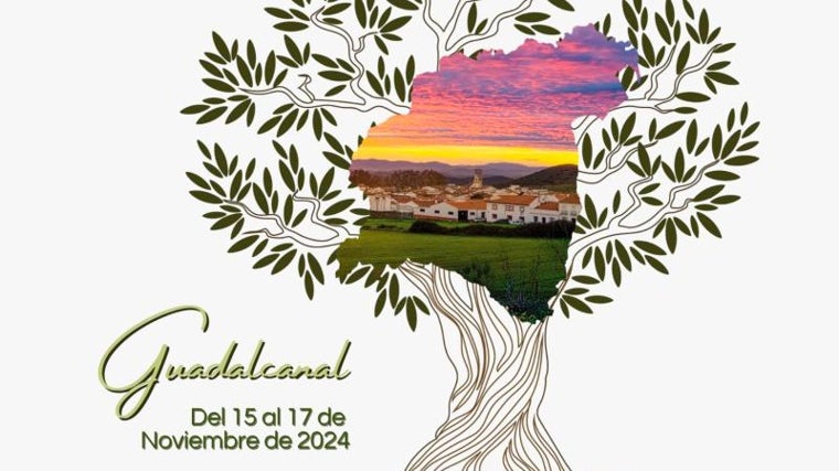 Cartel de la Feria del AOVE Temprano de Guadalcanal 2024