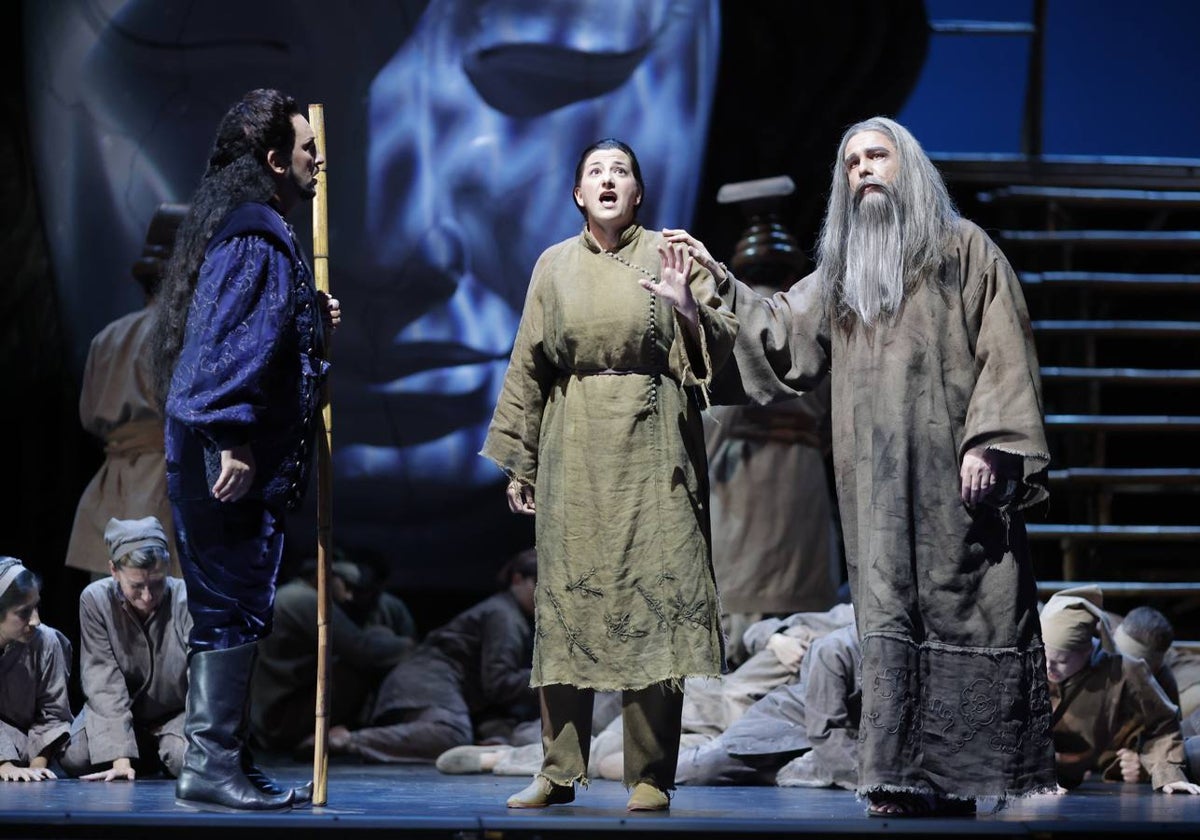 Representación de la ópera 'Turandot' en el Teatro de la Maestranza