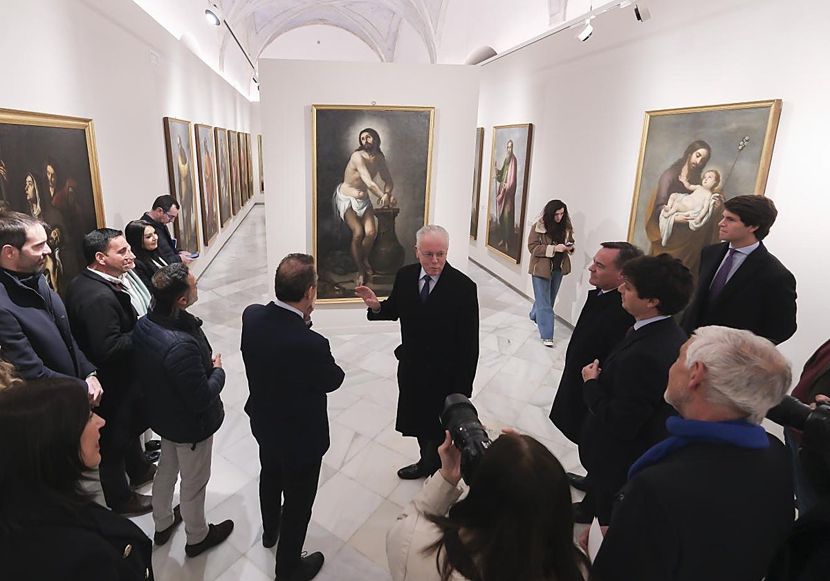 Una de las salas del nuevo museo de San Luis de los Franceses con obras procedentes de los hospitales de la beneficencia