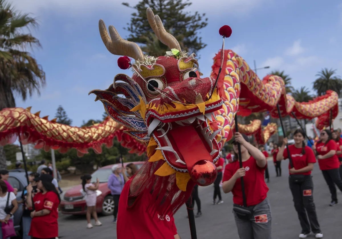 Desfile de celebración del Año Nuevo Chino