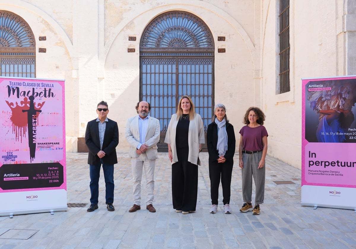 Presentación de los espectáculo 'Macbeth' e 'In perpetuum' en la Fábrica de Artillería