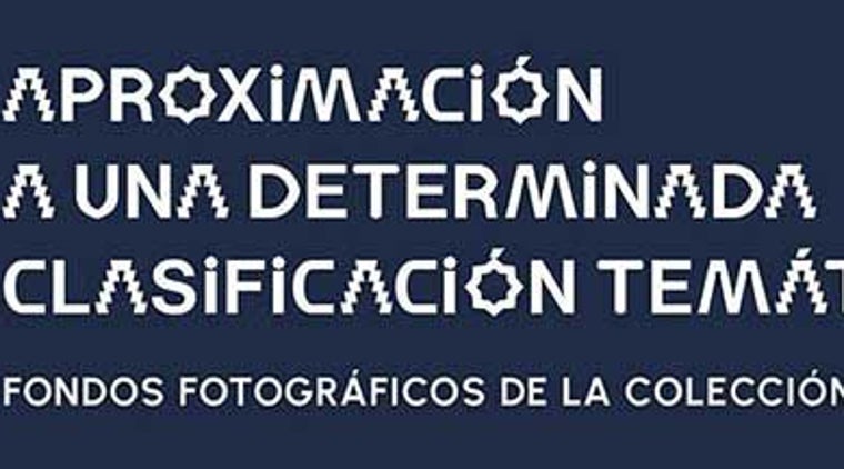 Cartel exposición Fondos fotográficos del CAAC