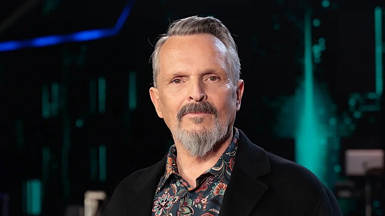 El cantante Miguel Bosé