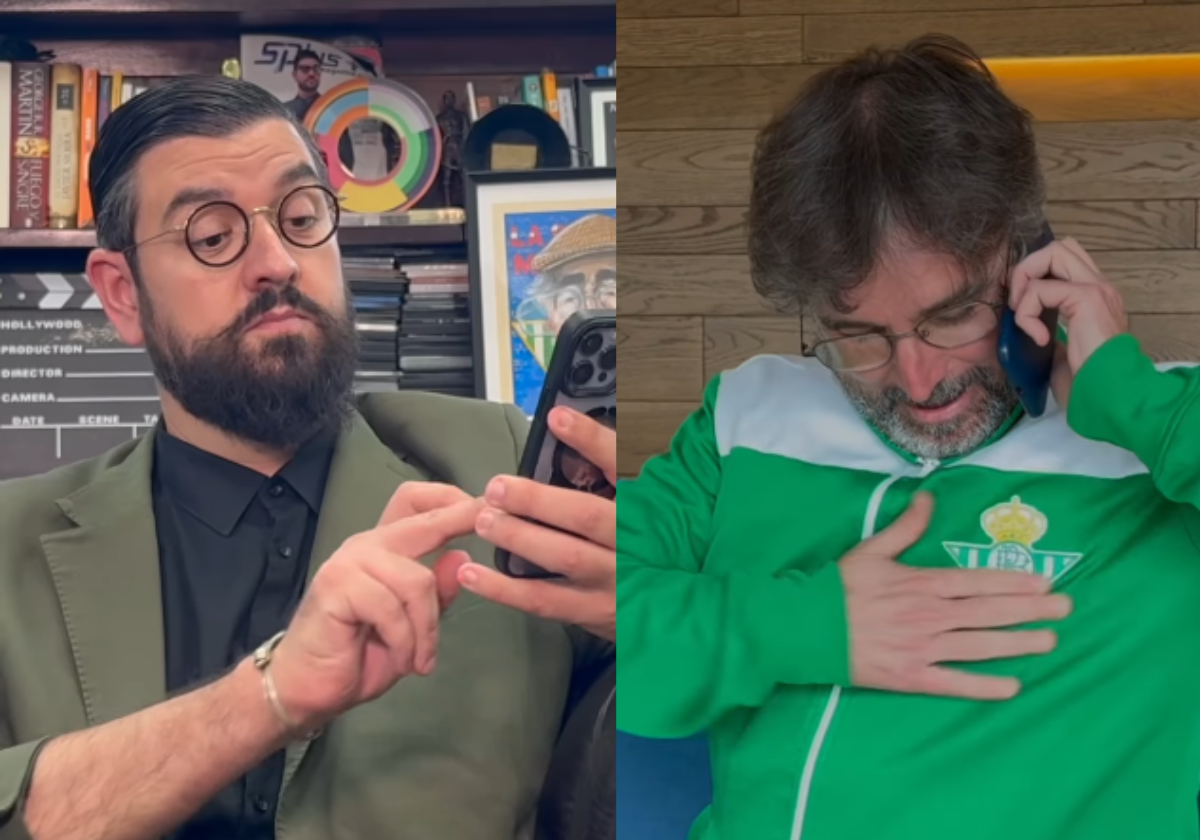 Jordi Évole y Manu Sánchez en Cartuja Center