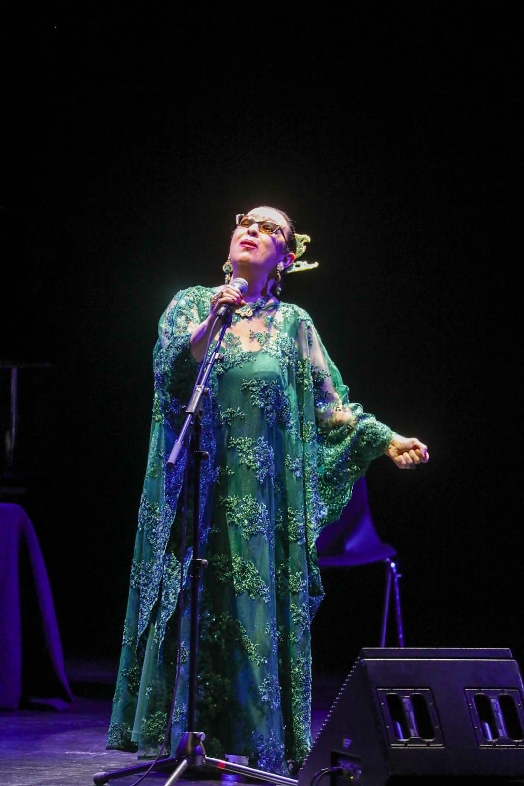 Un momento de la actuación este viernes de Martirio en el Cartuja Center