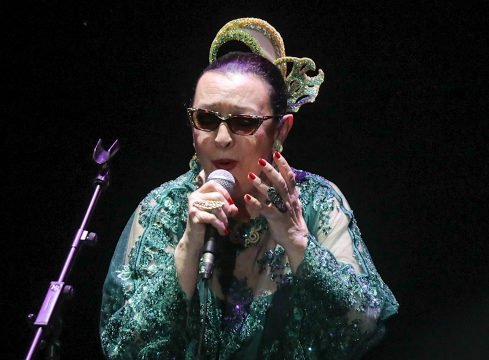 Un momento de la actuación este viernes de Martirio en el Cartuja Center