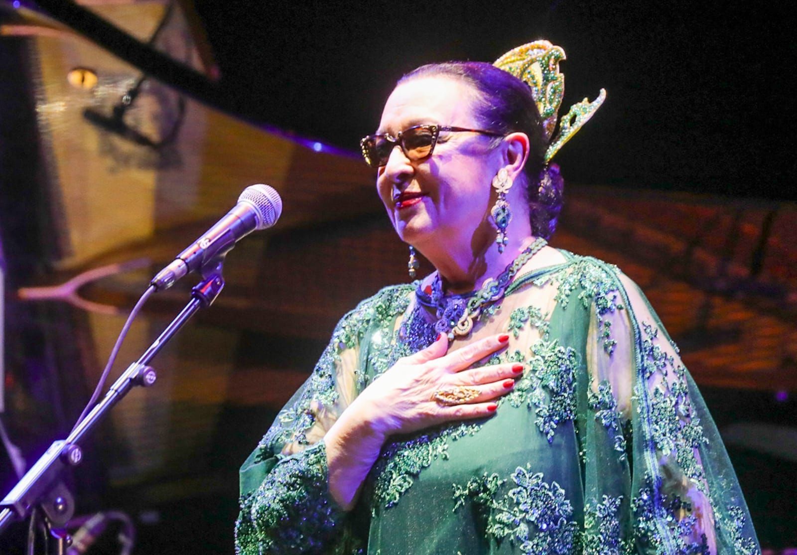 Un momento de la actuación este viernes de Martirio en el Cartuja Center