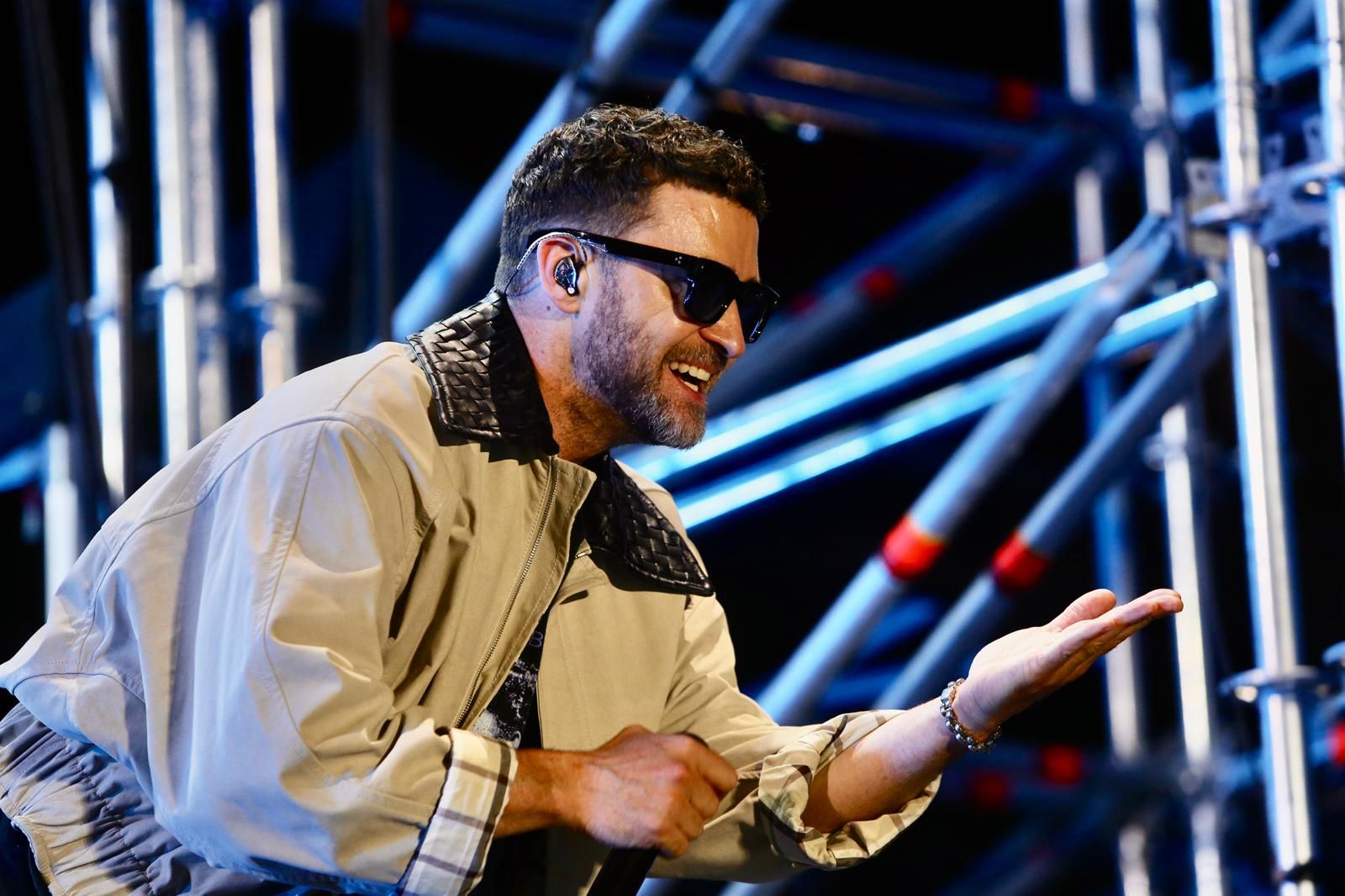 Un momento del concierto inaugural del Icónica Santalucía Sevilla Fest 2025, con Justin Timberlake 