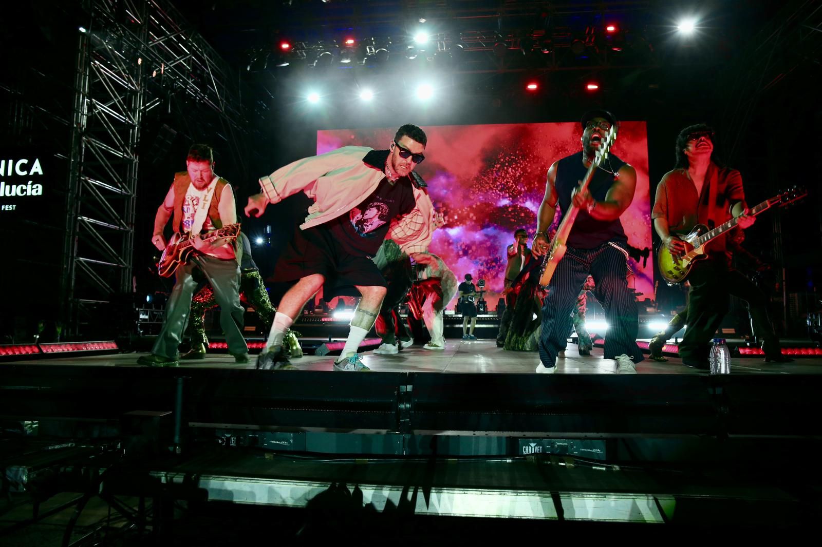 Un momento del concierto inaugural del Icónica Santalucía Sevilla Fest 2025, con Justin Timberlake 