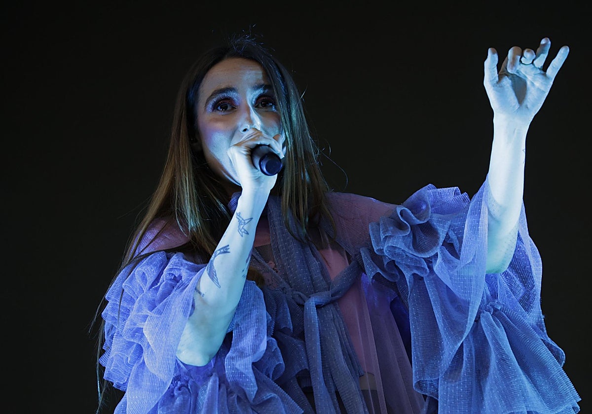 Actuación de Zahara en la Plaza de España, este sábado