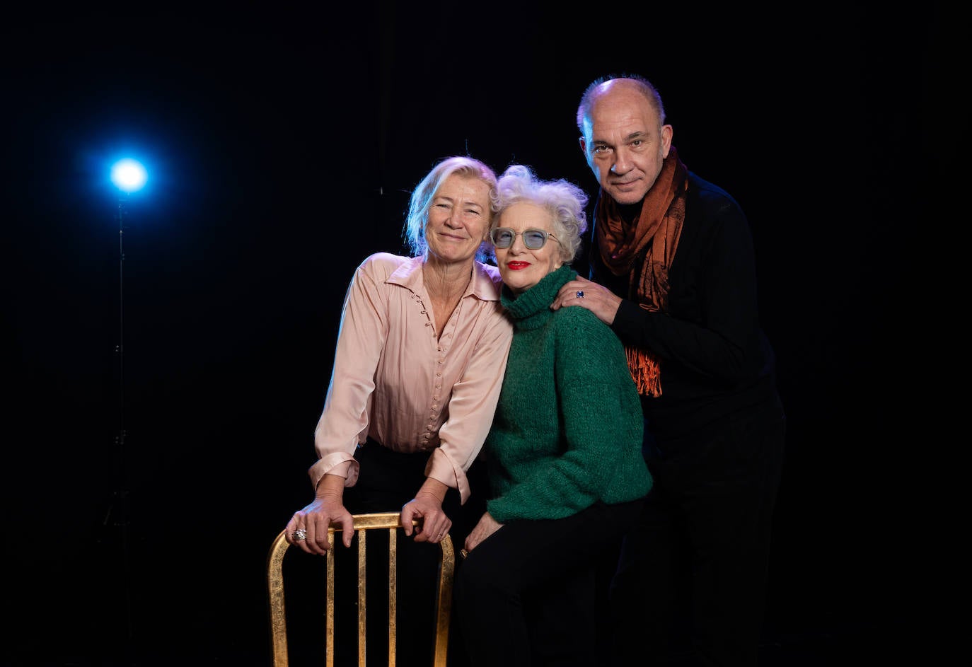 Actores de la obra de teatro La música