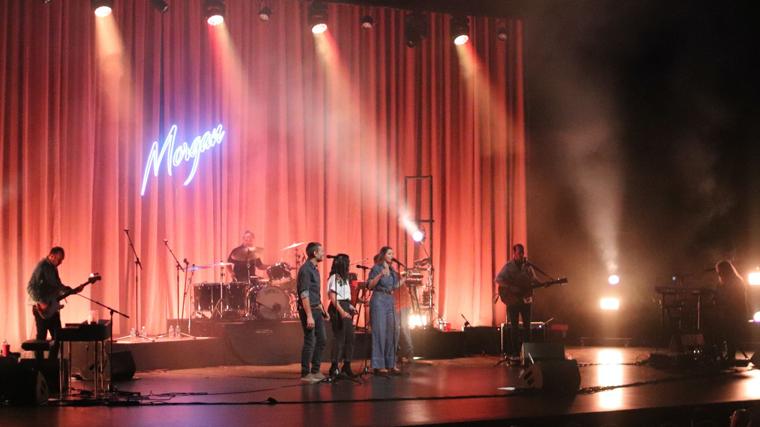 Morgan durante el concierto en el Cartuja Center CITE de Sevilla