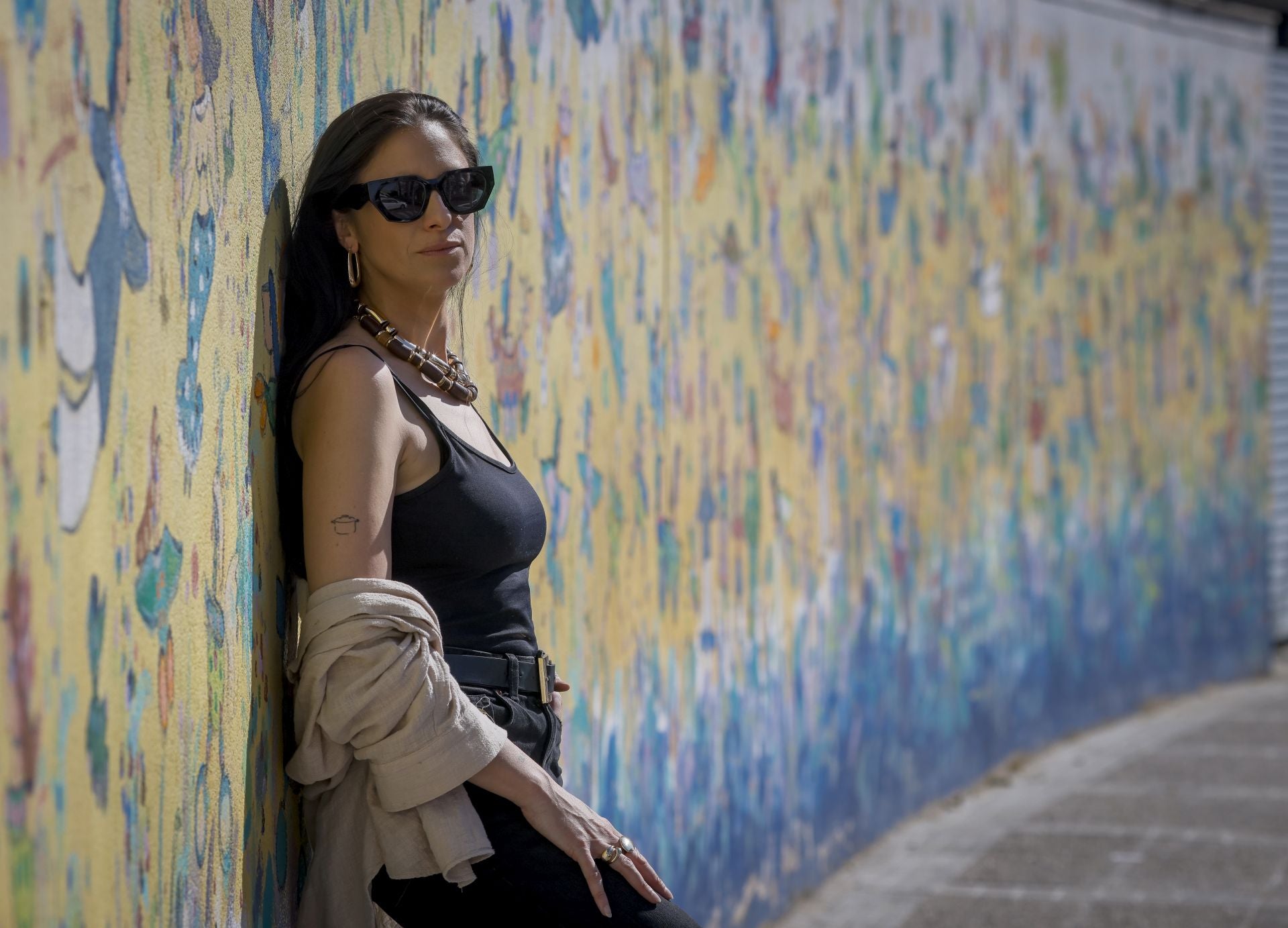 La artista malagueña María Peláe en Sevilla