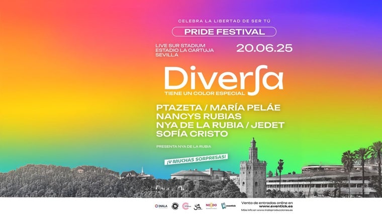 Diversa Pride Festival en el Live Sur Stadium de Sevilla