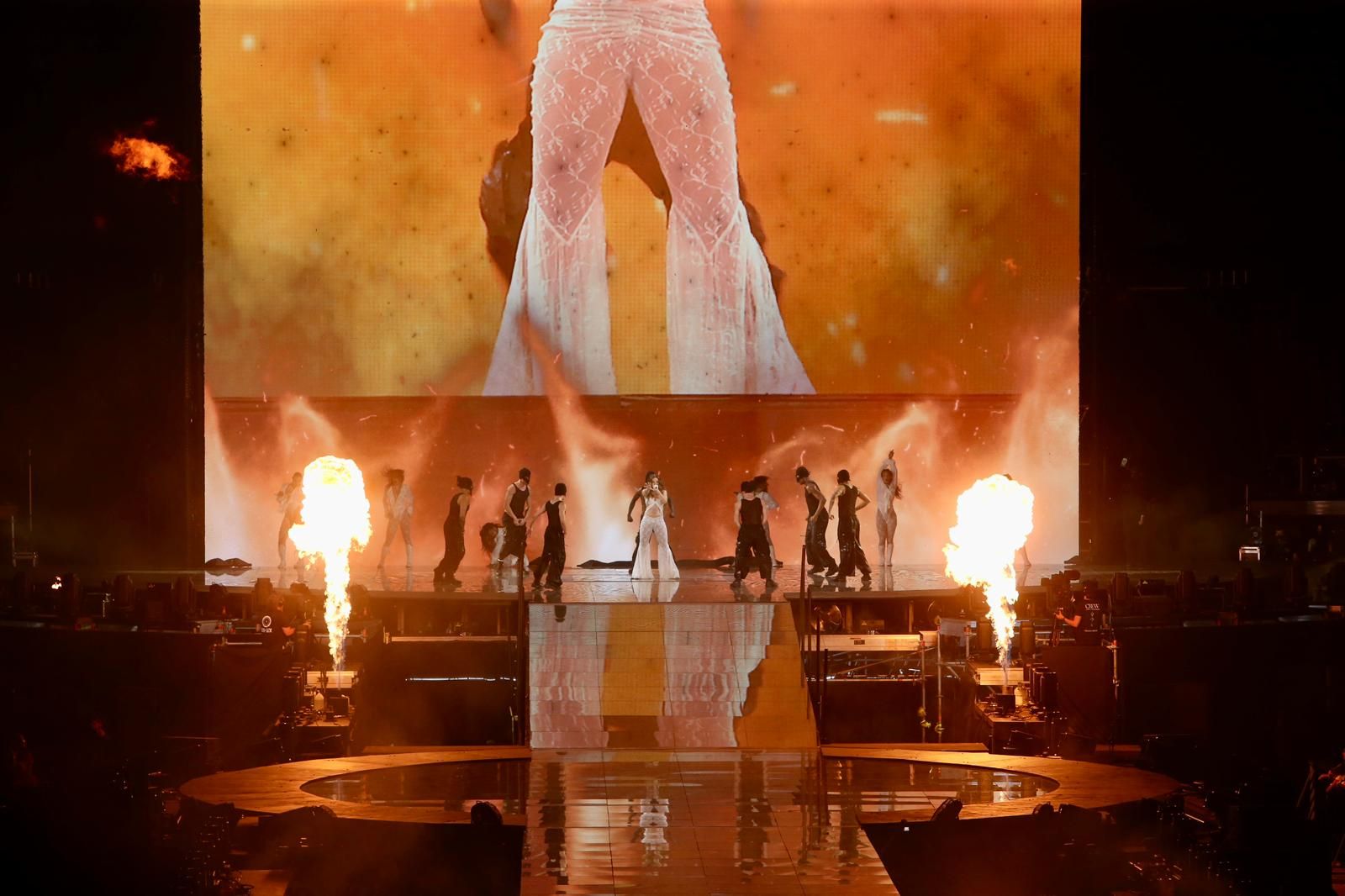 Concierto de Lola Índigo en el estadio de la Cartuja