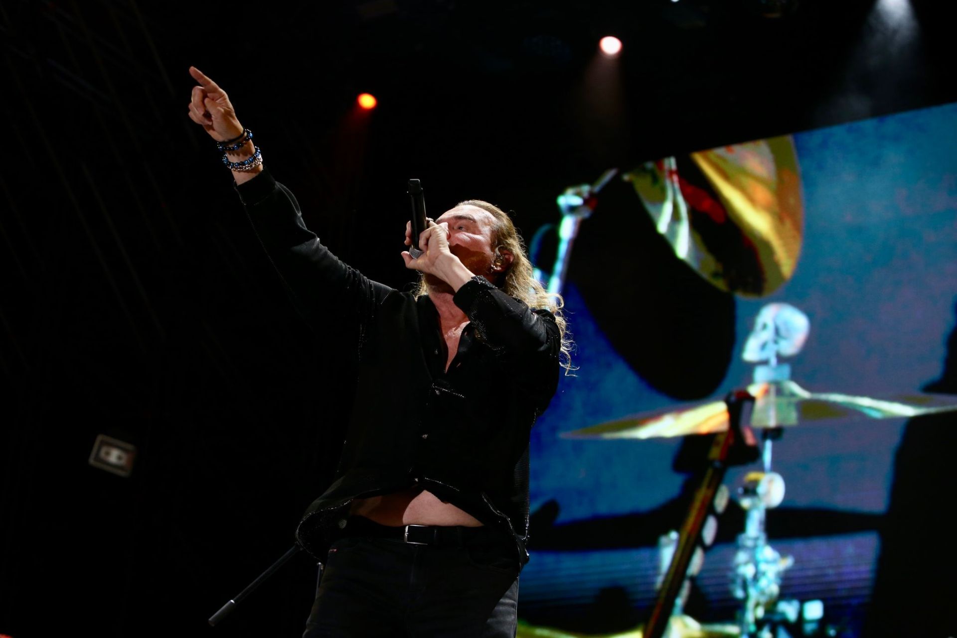 Actuación del grupo mexicano Maná, en la noche de este domingo en Sevilla