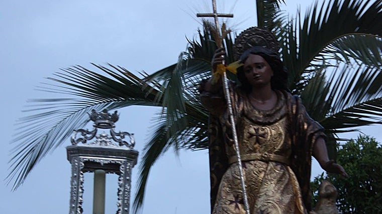 Procesión de San Juan Bautista, Patrón del Castillo de las Guardas