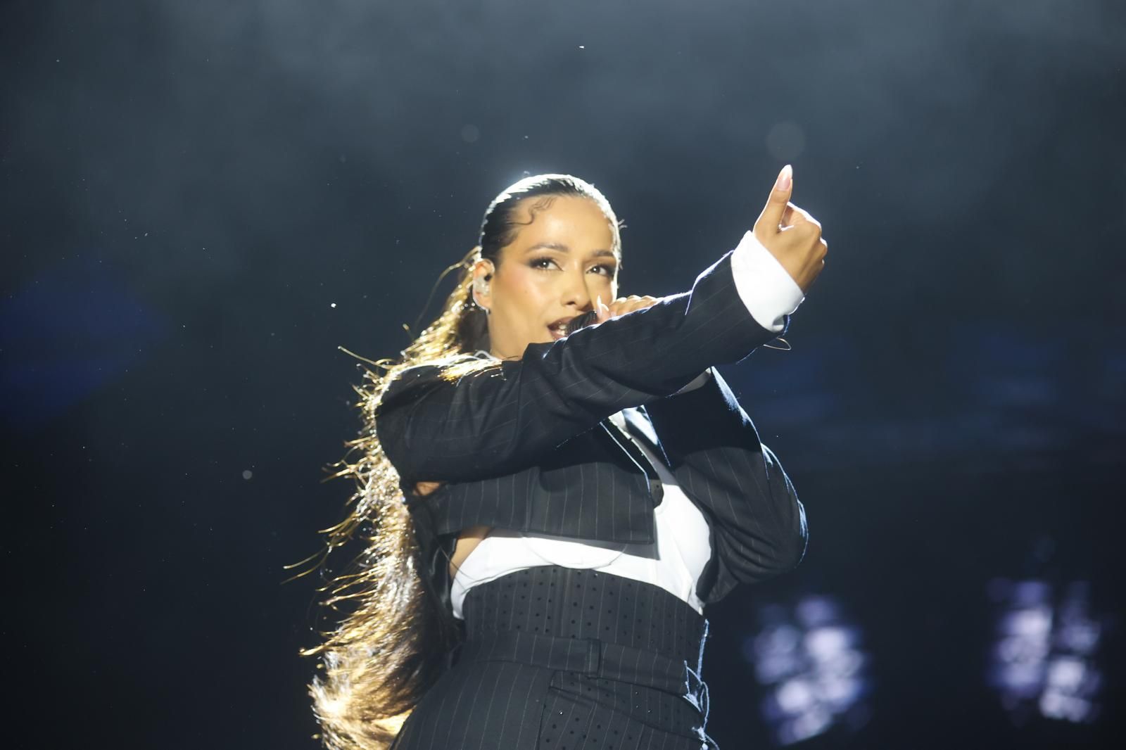 Un instante del concierto de Chanel