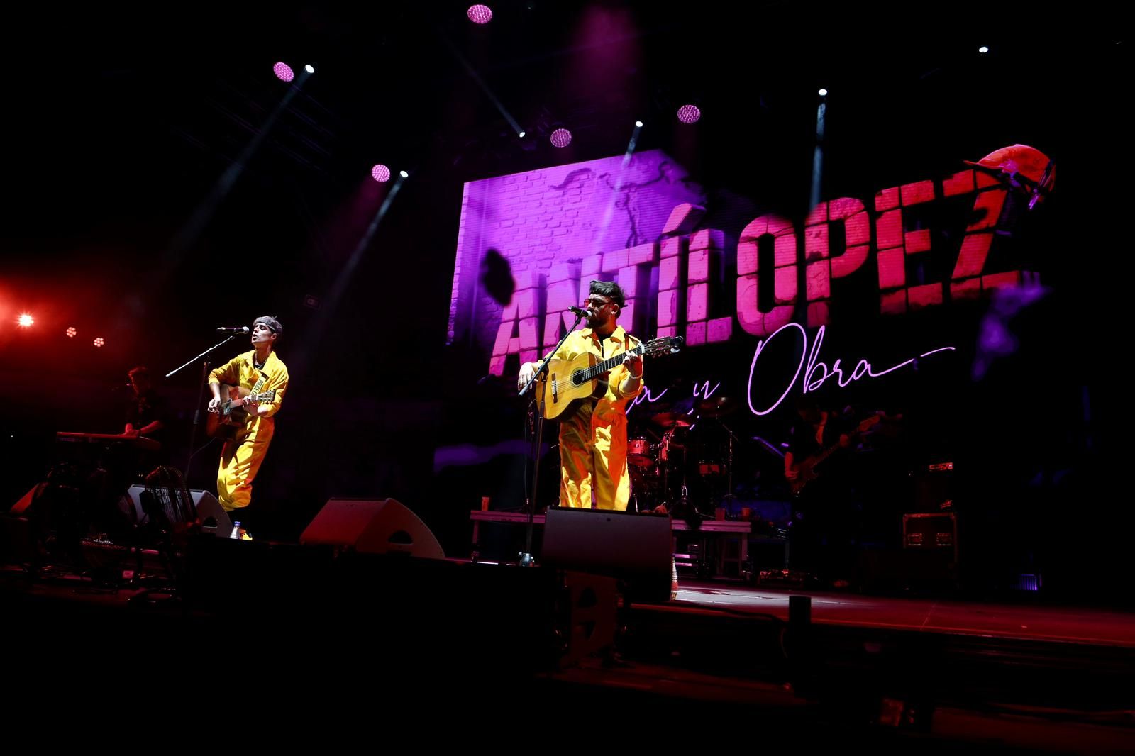 Un instante del concierto de Antílopez