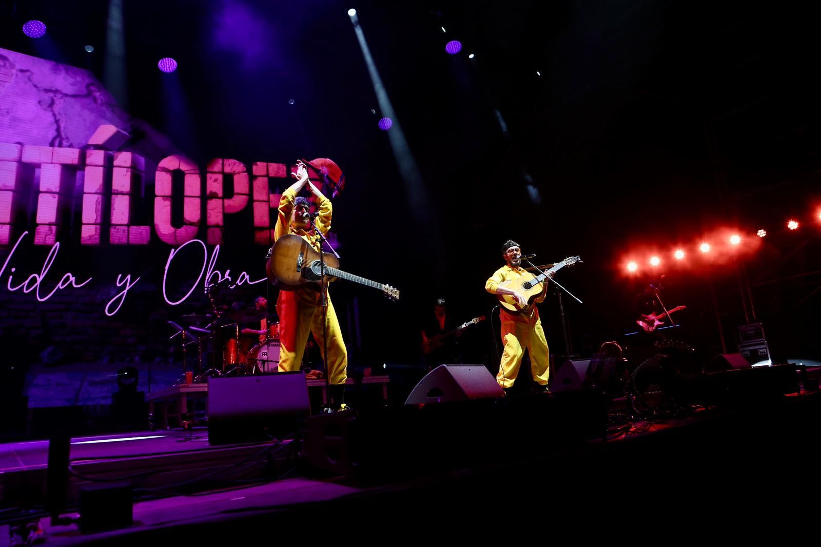 Un instante del concierto de Antílopez