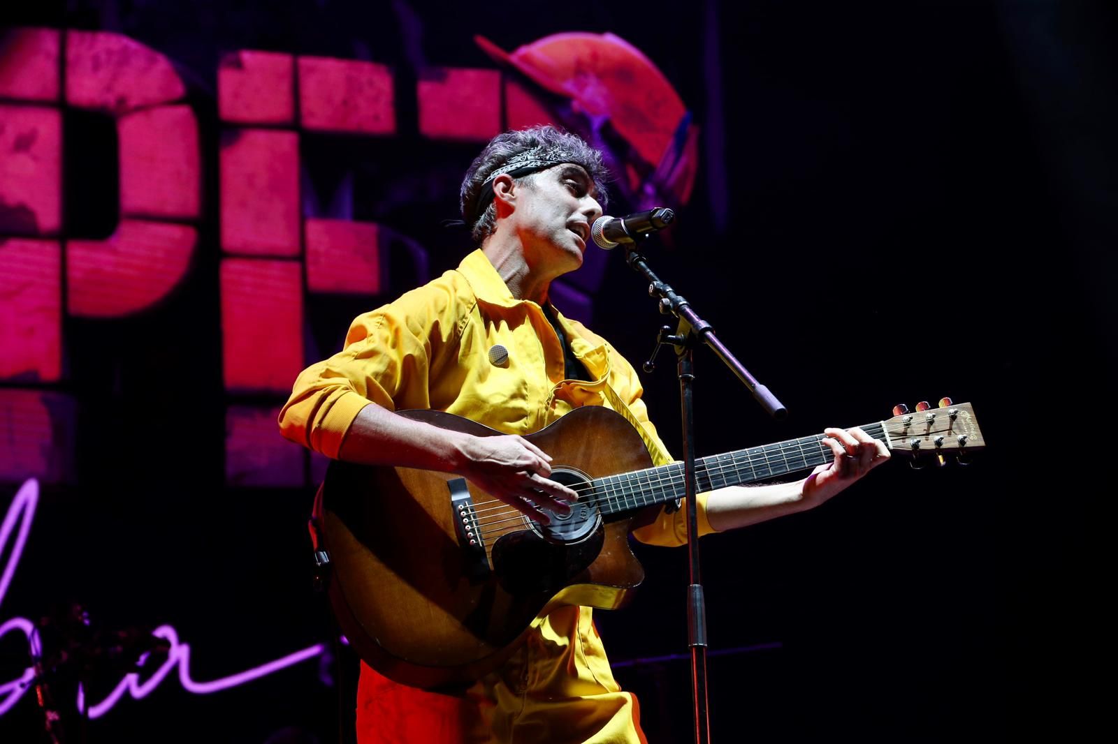 Un instante del concierto de Antílopez