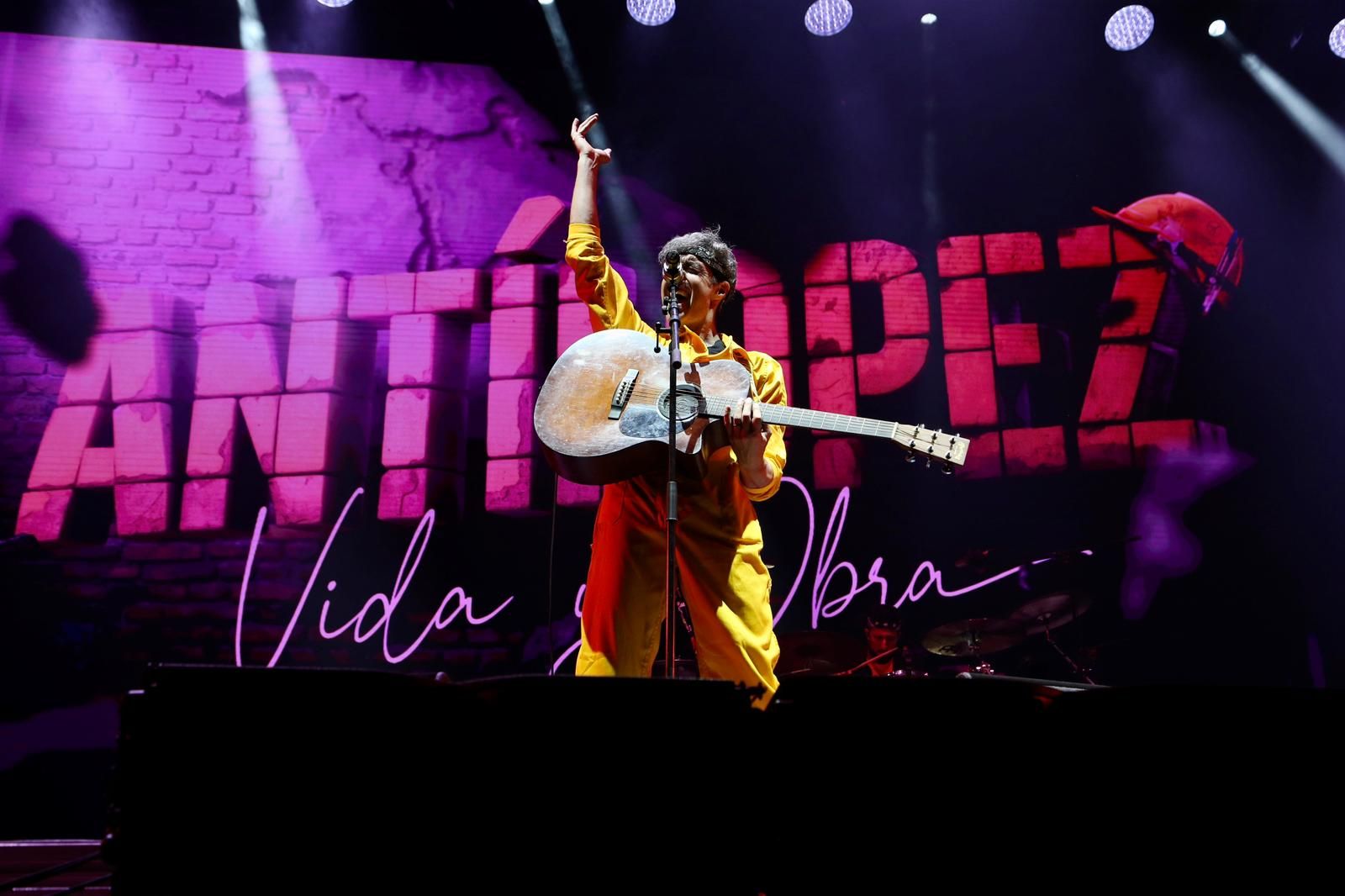 Un instante del concierto de Antílopez