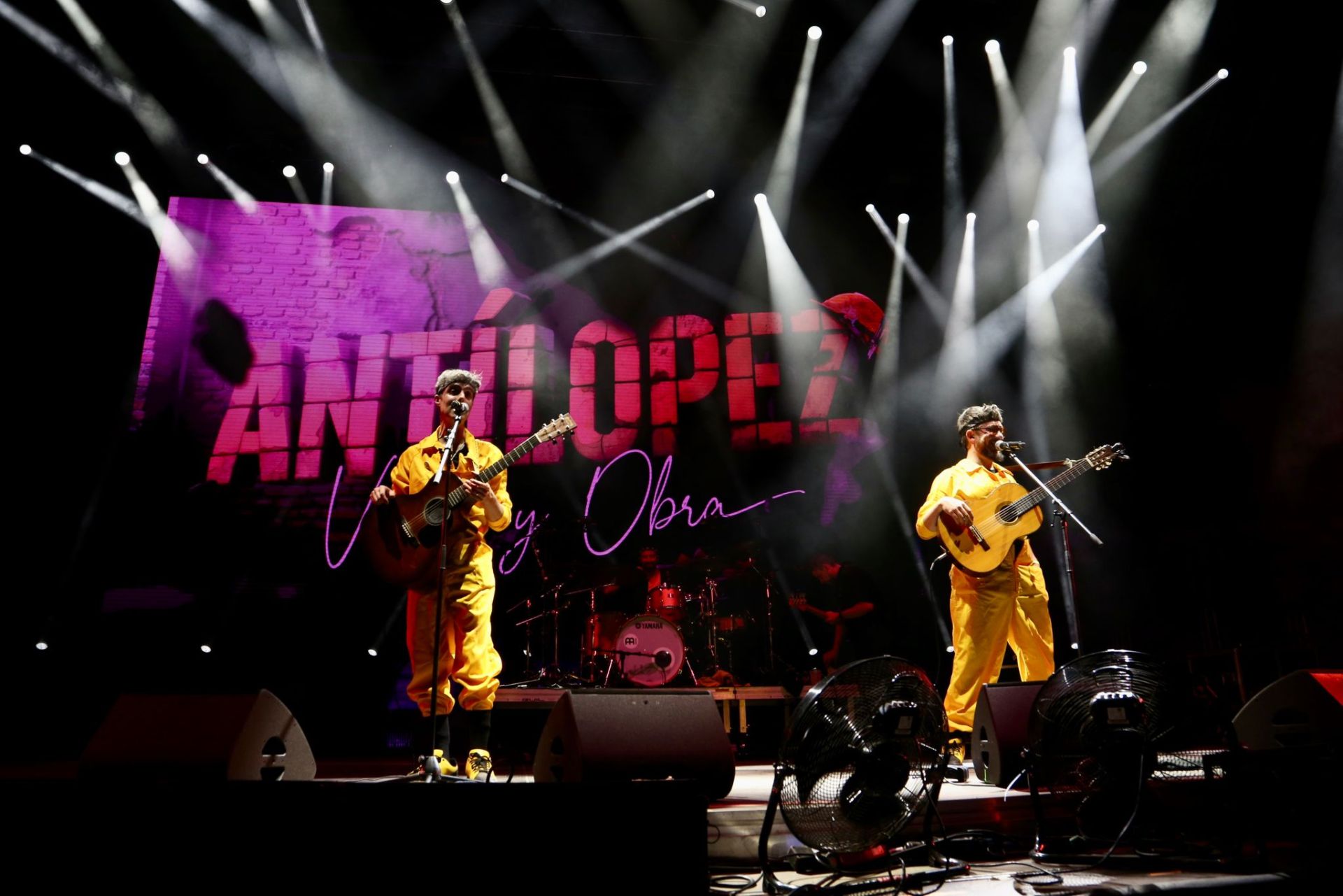 Un instante del concierto de Antílopez