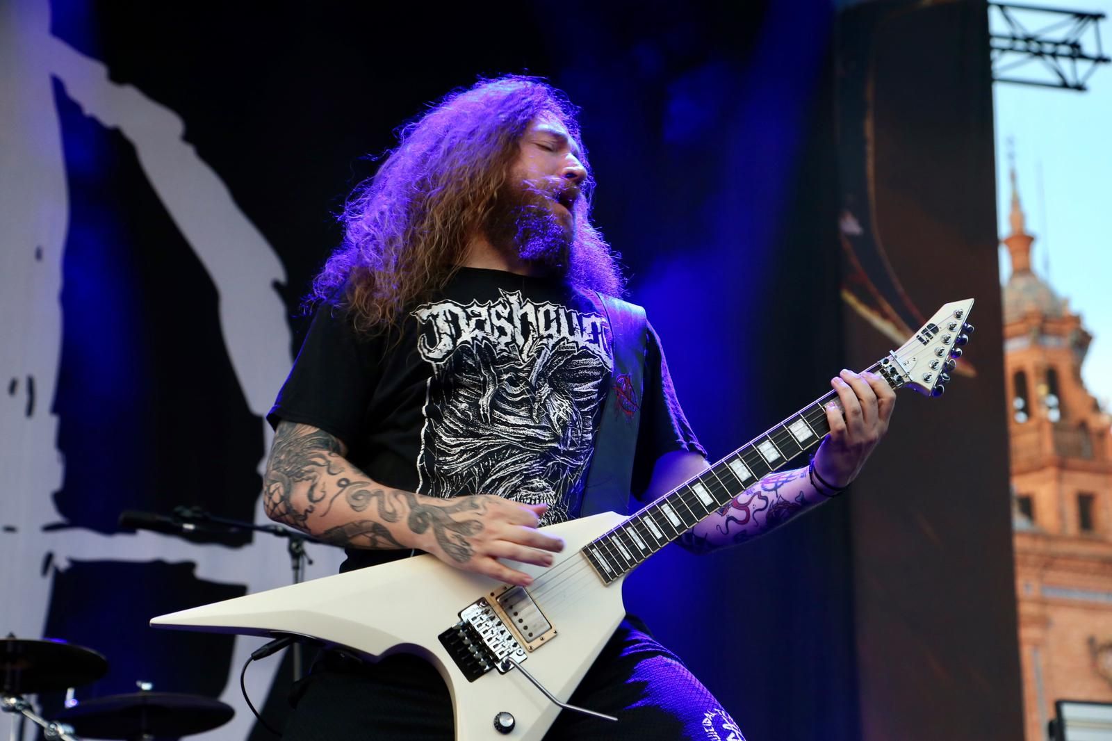 Un instante de la actuación de Angelus Apátrida en Sevilla