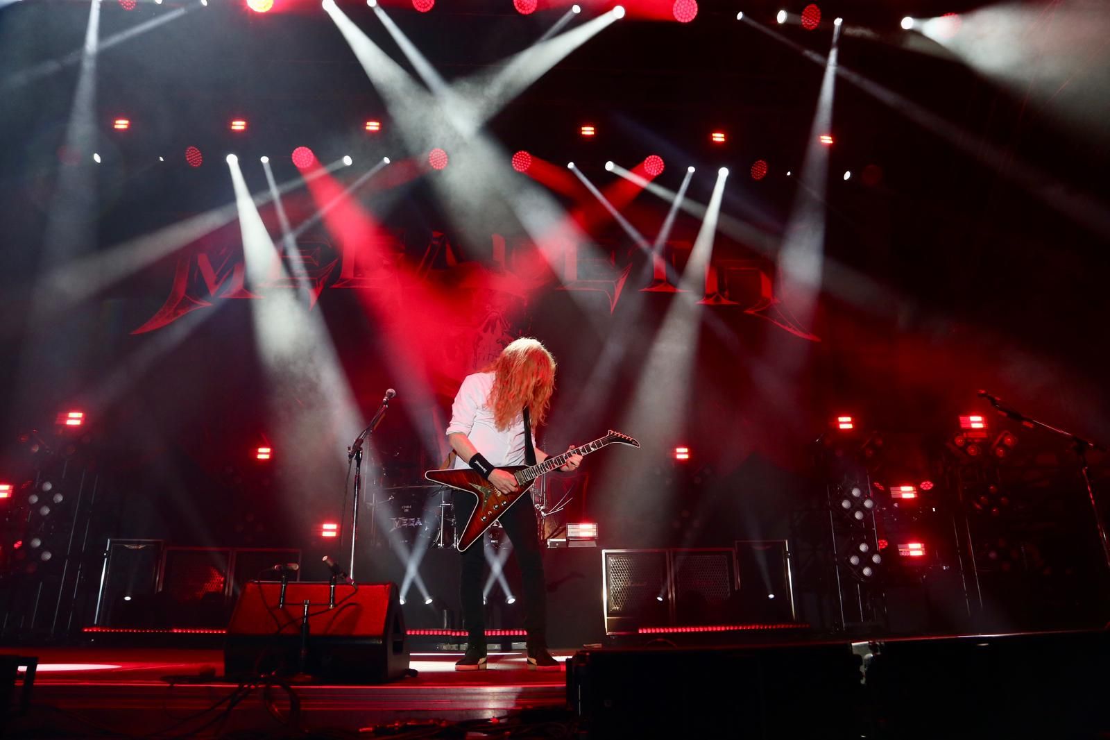 Concierto de Megadeth en la Plaza de España