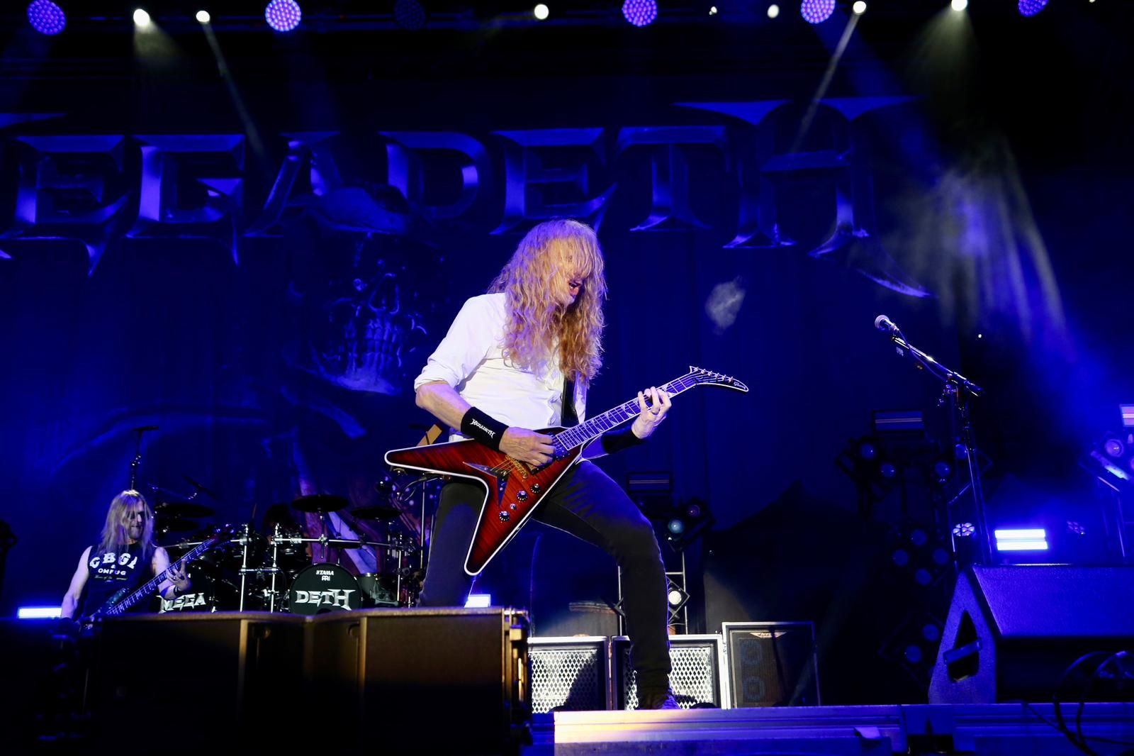 Concierto de Megadeth en la Plaza de España