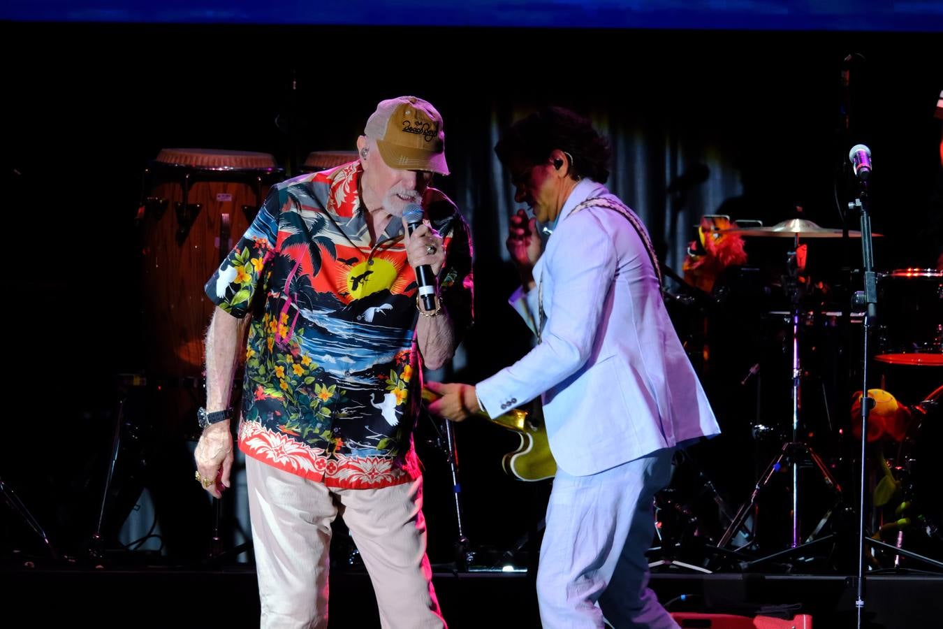 Un momento de la actuación de la banda The Beach Boys en Jerez