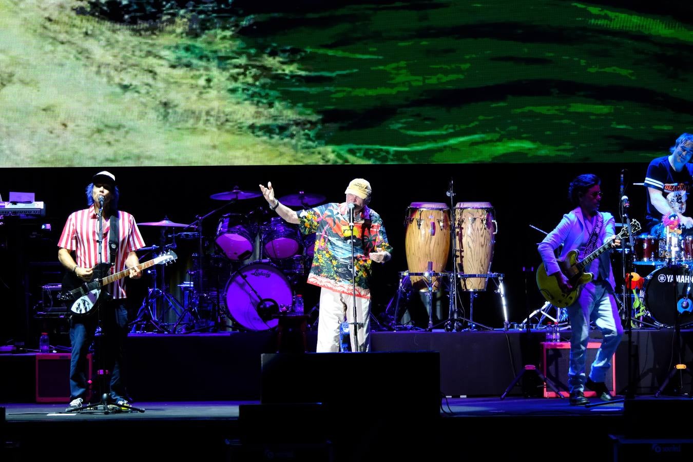 Un momento de la actuación de la banda The Beach Boys en Jerez