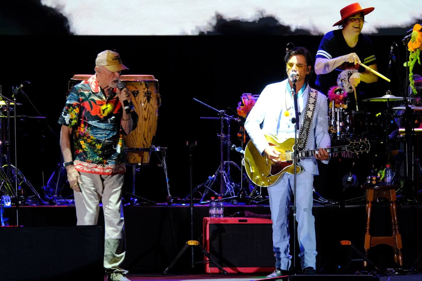 Un momento de la actuación de la banda The Beach Boys en Jerez