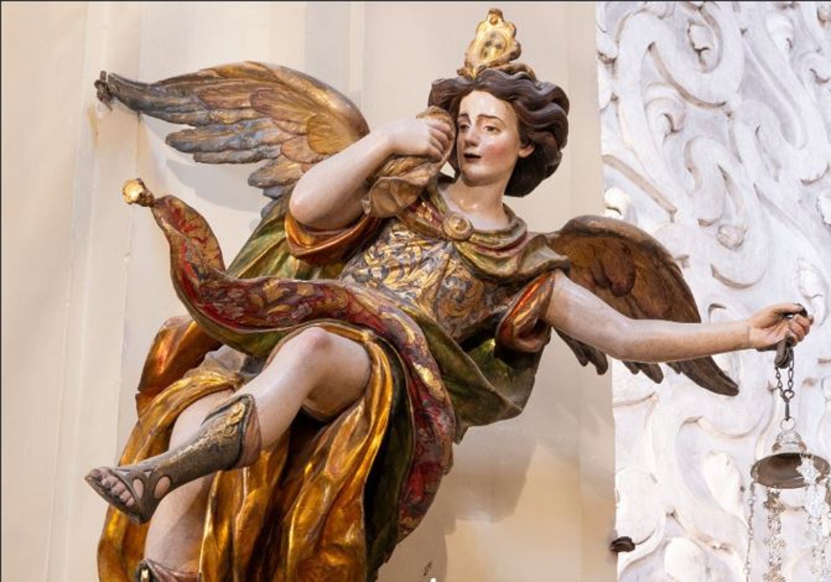 Uno de los detalles que se puede disfrutar en la exposición dedicada al Hospital de la Caridad en el Museo Bellas Artes