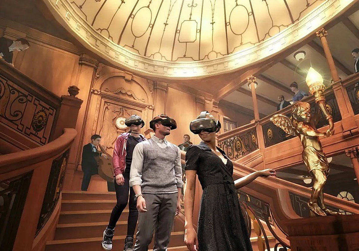 Muestra de la experiencia inmersiva al Titanic
